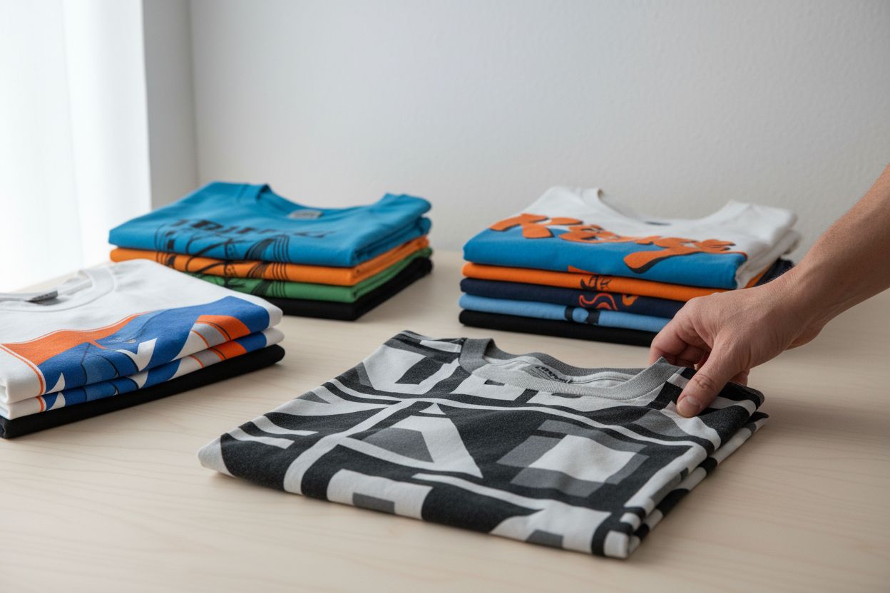 retro graphic t shirts hero header image