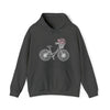 Bicycle Wildflower Basket Bike Biking | Unisex Hooded Hoodie Sweatshirt | Embrace Your Vibe