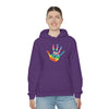 Chill Stitch –Tie-dye Peace Hand - Unisex Hooded Hoodie Sweatshirt – Embrace Your Vibe