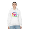 Chill Stitch – Girl Power Tie-Dye - Unisex Hooded Hoodie Sweatshirt – Embrace Your Vibe