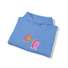 Doughnut Barbell Foodie Sweatshirt | Abstract Unisex Hooded Hoodie Sweatshirt