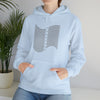 Abstract Shapes V3 Wave Lines | Abstract | Minimalist | Modern Unisex Hooded Hoodie Sweatshirt | Embrace Your Vibe
