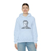 Bill Gates | Unisex Hooded Hoodie Sweatshirt | Embrace Your Vibe | Calligram Word Design
