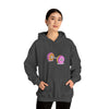 Doughnut Barbell Foodie Sweatshirt | Abstract Unisex Hooded Hoodie Sweatshirt