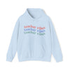 Teacher Life Sweatshirt | Teaching Vibes Waves | Unisex Hooded Hoodie Sweatshirt