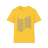 Abstract Wave Lines Shapes V3 | Unisex Soft Style Tee T-Shirt | Embrace Your Vibe