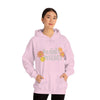 Chill Stitch – Radiate Positivity - Unisex Hooded Hoodie Sweatshirt – Embrace Your Vibe