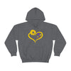 Butterflies Sunflower | Unisex Hooded Hoodie Sweatshirt | Embrace Your Vibe