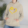 Butterflies Sunflower | Unisex Hooded Hoodie Sweatshirt | Embrace Your Vibe