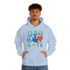 Chill Stitch – Peace & Love - Unisex Hooded Hoodie Sweatshirt – Embrace Your Vibe