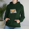 Pizza Scratch Record Player Sweatshirt | Abstract Unisex Hooded Hoodie Sweatshirt