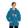 Doughnut Barbell Foodie Sweatshirt | Abstract Unisex Hooded Hoodie Sweatshirt