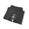 Kurt Cobain | Unisex Hooded Hoodie Sweatshirt | Embrace Your Vibe | Calligram Word Design