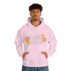Chill Stitch – Radiate Positivity - Unisex Hooded Hoodie Sweatshirt – Embrace Your Vibe