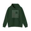Abstract Shapes V4 Dotted Squares | Abstract | Minimalist | Modern Unisex Hooded Hoodie Sweatshirt | Embrace Your Vibe
