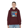 Chill Stitch – Peace & Love - Unisex Hooded Hoodie Sweatshirt – Embrace Your Vibe