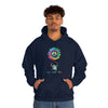 Chill Stitch – Peace Live Frog Tie-Dye - Unisex Hooded Hoodie Sweatshirt – Embrace Your Vibe