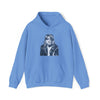 Kurt Cobain | Unisex Hooded Hoodie Sweatshirt | Embrace Your Vibe | Calligram Word Design