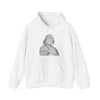 Benjamin Franklin | Unisex Hooded Hoodie Sweatshirt | Embrace Your Vibe | Calligram Word Design