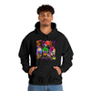 Halloween Sweatshirt | Spooky Season Specimen Jars | Unisex Hooded Hoodie Sweatshirt
