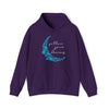 Boho Follow Your Dreams Moon Crescent | Unisex Hooded Hoodie Sweatshirt | Embrace Your Vibe