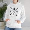 Camp Arrows Camping Beach Life | Unisex Hooded Hoodie Sweatshirt | Chill Stitch Clothing