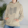 Abstract Shapes V3 Wave Lines | Abstract | Minimalist | Modern Unisex Hooded Hoodie Sweatshirt | Embrace Your Vibe