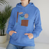 Abstract Shapes V11 Flower Pot Sun Rain | Abstract | Minimalist | Modern | Unisex Hooded Hoodie Sweatshirt | Embrace Your Vibe