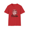 Albert Einstein Science Physics | Unisex Soft Style Tee T-Shirt | Calligram Word Design