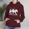 Bear Always Take Scenic Route | Unisex Hooded Hoodie Sweatshirt | Embrace Your Vibe