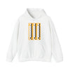 Abstract Shapes V1 Horizontal Scribe | Abstract | Minimalist | Modern Unisex Hooded Hoodie Sweatshirt | Embrace Your Vibe