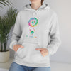 Chill Stitch – Peace Live Frog Tie-Dye - Unisex Hooded Hoodie Sweatshirt – Embrace Your Vibe