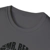 Mr Bean Comedian | Unisex Soft Style Tee T-Shirt | Calligram Word Design
