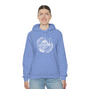 Always Take Scenic Route Compass Camping Hiking | Unisex Hooded Hoodie Sweatshirt | Embrace Your Vibe