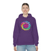 Chill Stitch – Girl Power Tie-Dye - Unisex Hooded Hoodie Sweatshirt – Embrace Your Vibe