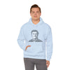 Bill Gates | Unisex Hooded Hoodie Sweatshirt | Embrace Your Vibe | Calligram Word Design