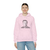 Bill Gates | Unisex Hooded Hoodie Sweatshirt | Embrace Your Vibe | Calligram Word Design