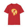 Pizza Moon Bike Ride Shirt | Abstract Unisex Soft Style Tee T-Shirt