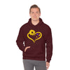 Butterflies Sunflower | Unisex Hooded Hoodie Sweatshirt | Embrace Your Vibe