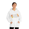 Chill Stitch – Radiate Positivity - Unisex Hooded Hoodie Sweatshirt – Embrace Your Vibe