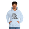 Ludwig van Beethoven Symphony Music | Unisex Hooded Hoodie Sweatshirt | Embrace Your Vibe | Calligram Word Design