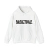 Basketball B-Ball Silhouette Sport | Unisex Hooded Hoodie Sweatshirt | Embrace Your Vibe