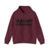 Ballet Dance Silhouette Sport | Unisex Hooded Hoodie Sweatshirt | Embrace Your Vibe