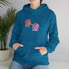 Doughnut Barbell Foodie Sweatshirt | Abstract Unisex Hooded Hoodie Sweatshirt