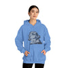 Ludwig van Beethoven Symphony Music | Unisex Hooded Hoodie Sweatshirt | Embrace Your Vibe | Calligram Word Design
