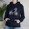 Bicycle Wildflower Basket Bike Biking | Unisex Hooded Hoodie Sweatshirt | Embrace Your Vibe