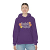 Chill Stitch – Radiate Positivity - Unisex Hooded Hoodie Sweatshirt – Embrace Your Vibe