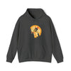 Pizza Moon Bike Ride Sweatshirt | Abstract Unisex Hooded Hoodie Sweatshirt