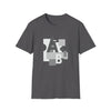 Abstract Letter Shapes V8 | Unisex Soft Style Tee T-Shirt | Embrace Your Vibe