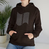 Abstract Shapes V3 Wave Lines | Abstract | Minimalist | Modern Unisex Hooded Hoodie Sweatshirt | Embrace Your Vibe
